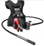 Máy đâm rùi chạy xăng và ba lô đeo vai Wacker Neuson BV 35A-P và BV 50A-H