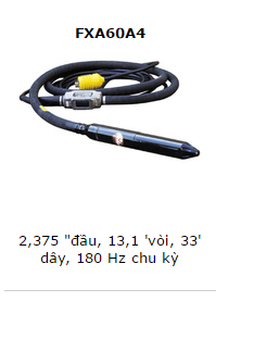 Máy đầm dùi High_cycle Multiquip FXA50A4