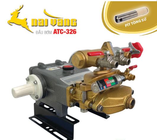 Đầu bơm pít tông sứ Nai vàng ATC-326 (1 Hp)