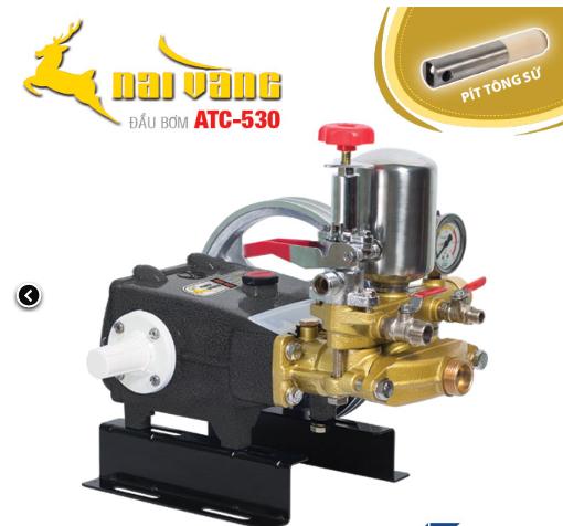 Đầu bơm pít tông sứ Nai vàng ATC-530 (2 Hp)