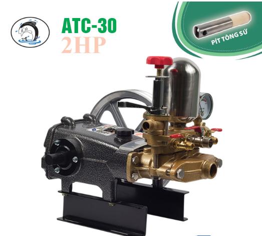 Đầu bơm pít tông sứ ATC-30 (2 Hp)