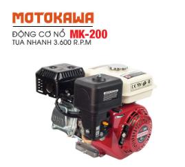 Động cơ nổ 6.5HP Motokawa MK-200 (trắng đỏ)