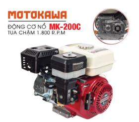 Động cơ nổ 6.5HP Motokawa MK-200C (trắng đỏ)