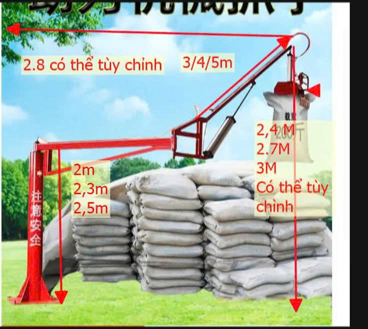 MÁY KẸP BỐC DỠ DÙNG NÉN KHÍ TRỤ DI ĐỘNG BOOYOUNG