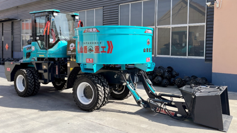 XE TRỘN BÊ TÔNG TỰ NẠP LIỆU BOOYOUNG