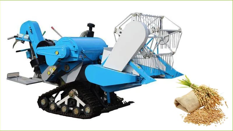 MÁY GẶT ĐẬP LIÊN HỢP MINI BÁNH XÍCH BOOYOUNG