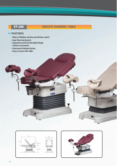 Bàn đẻ và khám sản khoa ET-200