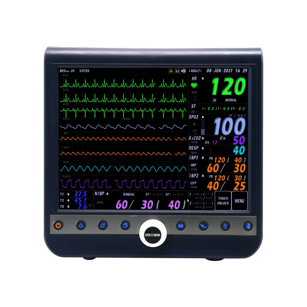 Monitor theo dõi bệnh nhân 5, 7, 9, 10 thông số VP-1200