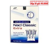 NaCl Classic Extra - Muối rửa mũi xoang Làm sạch dịu nhẹ, bảo vệ niêm mạc mũi xoang (không có bình)