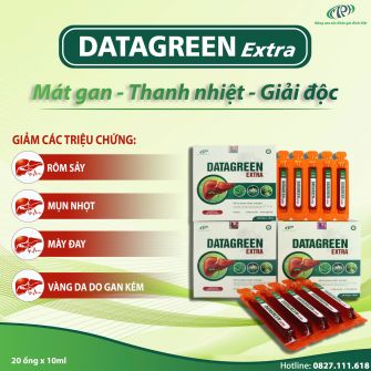 DATAGREEN EXTRA - Hỗ trợ Thanh nhiệt - Mát Gan - Giải độc