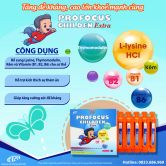 Vitamin tổng hợp cho bé ProFocus Children Extra- bổ sung đầy đủ dưỡng chất cho bé phát triển toàn diện 20 ống x 10ml