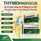 Thymoprofocus - Viên uống Tăng sức đề kháng - hỗ trợ giảm nguy cơ mắc viêm đường hô hấp trên (50 viên)