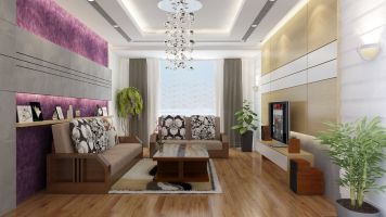 Trang trí nhà với Sofa gam màu vàng