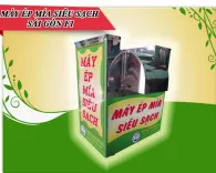 Máy ép mía siêu sạch Sài Gòn F1