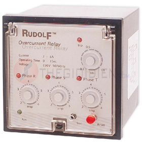 R-OCM31-M-Relay bảo vệ quá dòng 1C-O 2-6A 220VAC