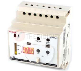 R-ELRM-10V-Relay chống chạm đất 30mA 10A, 0-0.5s 230VAC