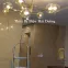 n thả trần phân tử decor 9 bóng mạ xi vàng TN112 - Tặng kèm 9 bóng led 3w
