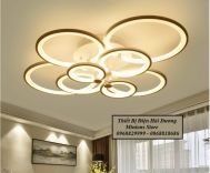 Đèn LED ỐP Trần Decor Hình Khối Tròn NT030 - 3 Chế Độ Ánh Sáng - Tăng Giảm Ánh Sáng