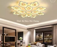 Đèn LED ốp trần hình hoa 12 cánh NT032 - 3 Chế Độ Ánh Sáng - Tăng Giảm Ánh Sáng