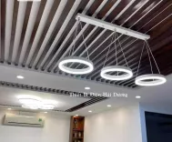 Đèn Thả Trần 3 Vòng Tròn TLVM20x3 Kiểu Dáng Hiện Đại - 3 Chế Độ Ánh Sáng