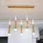 Bộ 12 Đèn Thả Trần Sao Băng Thân Vàng Ánh Sáng Vàng CD205 – đã kèm bóng led