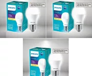 Bộ 3 Bóng Đèn Philips Led Ess Ledbulb 11w Đuôi E27 230v A60 Ánh Sáng (Trắng,Vàng)