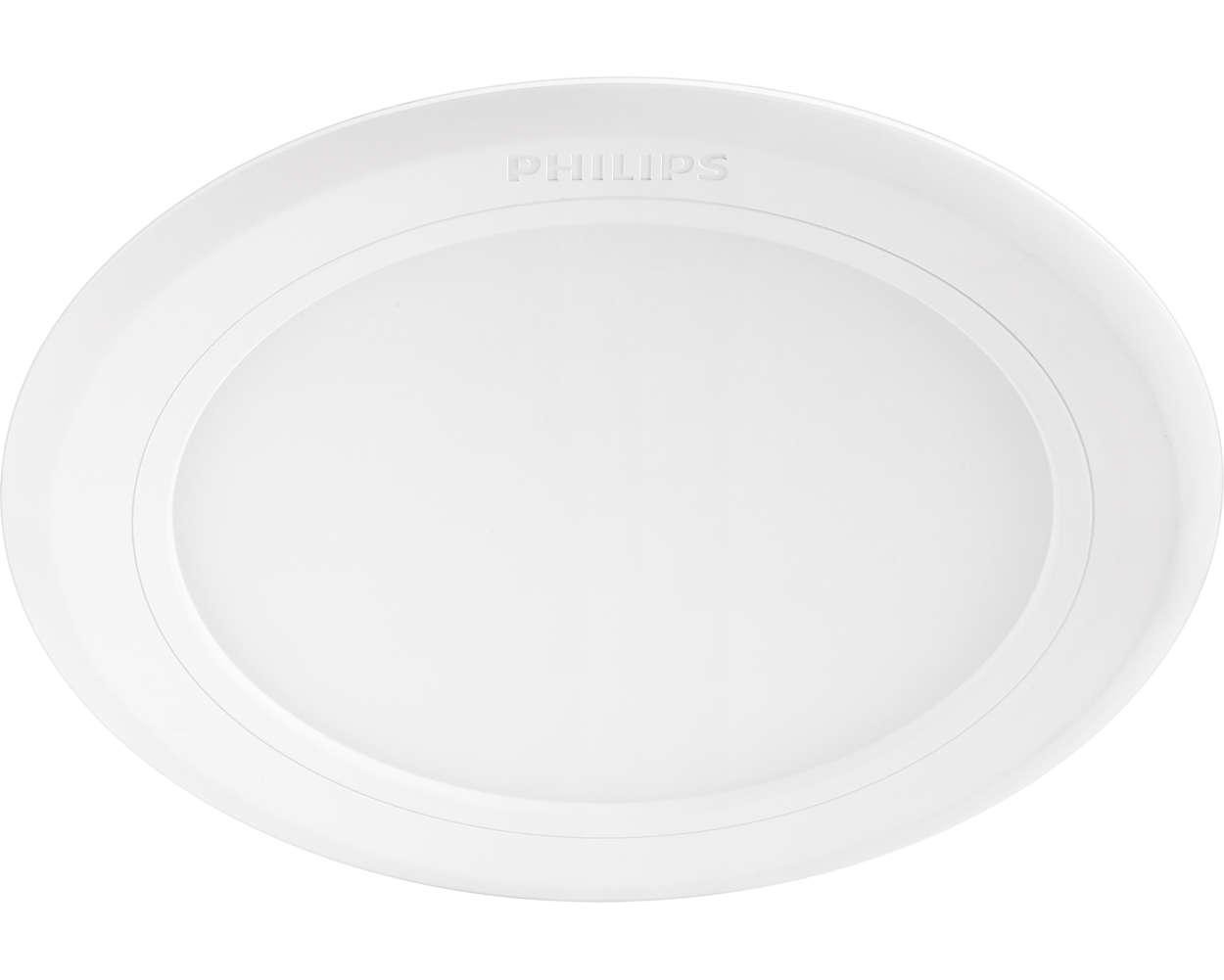 Bộ 3 Đèn downlight âm trần siêu mỏng Slimlit Philips 59511 12W (Vàng)