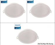 Bộ 3 đèn Philips LED Downlight âm trần 59201-59202-59203 ( Màu Trung Tính 4000K)