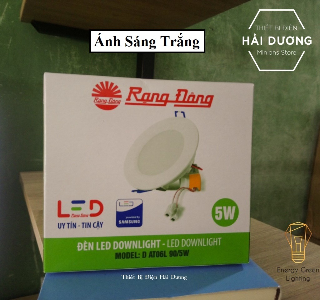 Đèn Downlight Rạng Đông led âm trần D AT06L 90-5W