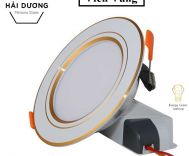 Đèn LED Downlight 3 chế độ Rạng Đông D AT010L ĐM 90-7W (Viền Trắng,Viền Vàng)