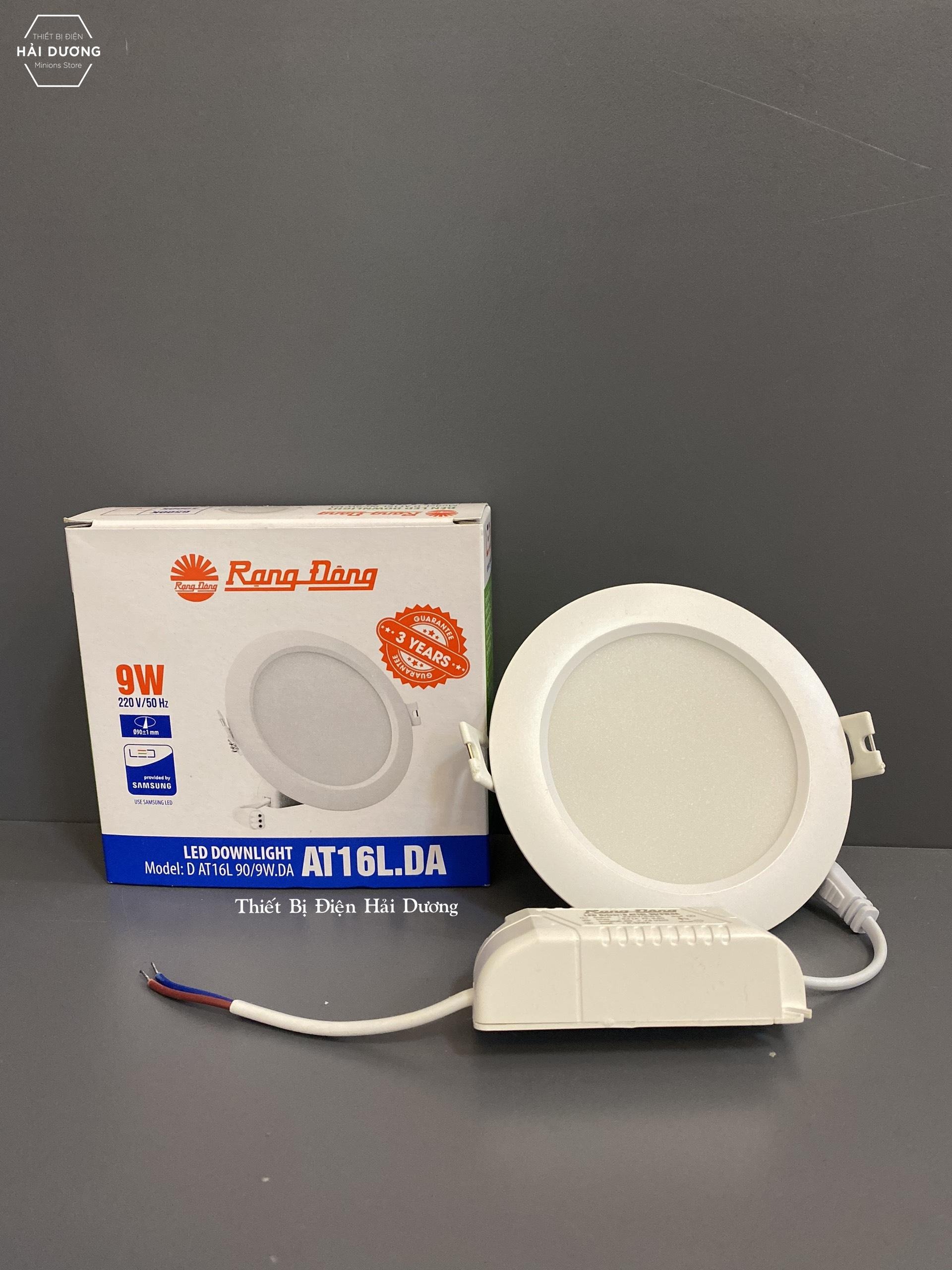 Đèn Led Downlight Rạng Đông Âm Trần D AT16L 90-9W.DA - Ánh Sáng Trung Tính