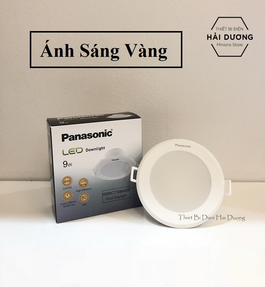 Đèn Panasonic LED Downlight âm trần 9w NNNC7596488 Trắng - NNNC7581488 Vàng