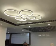 Đèn LED ỐP Trần Decor Hình Khối Tròn NT030 - 3 Chế Độ Ánh Sáng - Tăng Giảm Ánh Sáng - Điều Khiển Từ Xa - Điều Khiển Bằng Điện Thoại