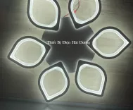 Đèn LED Ốp Trần Decor Mâm 5 Cánh Lá OT-064, Mâm 6 Cánh Hoa Sen OT-066, Mâm 5 Lá OT-070 - 3 Chế Độ