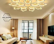 Đèn LED ốp trần hình hoa 15 cánh NT024 - 3 Chế Độ Ánh Sáng