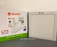 Đèn LED Ốp Trần Nổi Cảm Biến D LN08L 23×23-18W - 30x30-24W RAD Rạng Đông - Bảo hành 24 tháng