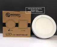 ĐÈN ỐP NỔI TRÒN PANEL LED ROMAN ELT8007-12W