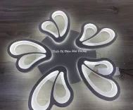 Đèn Ốp Trần Hiện Đại Decor 5 Cánh Bướm NT021 - 3 Chế Độ Ánh Sáng - Tăng Giảm Ánh Sáng