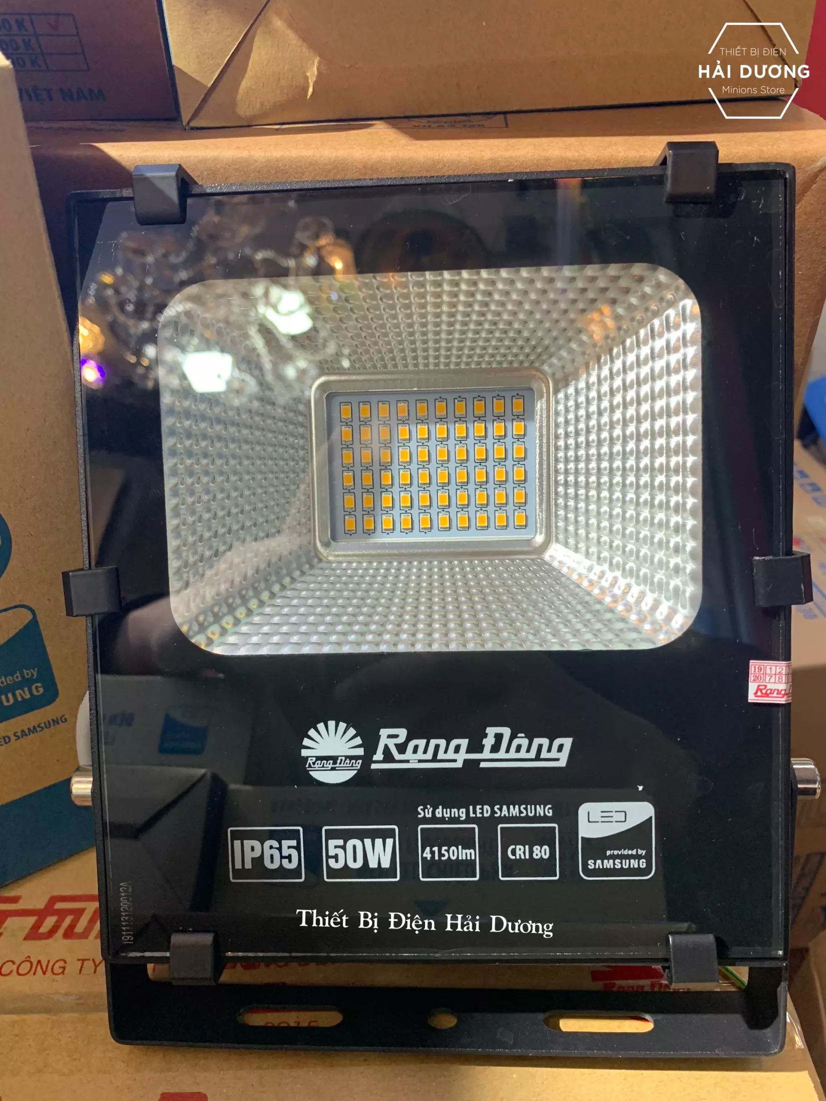 Đèn LED chiếu pha 50W Rạng Đông Model D CP06L Chip Led Samsung - Bảo Hành 24 Tháng