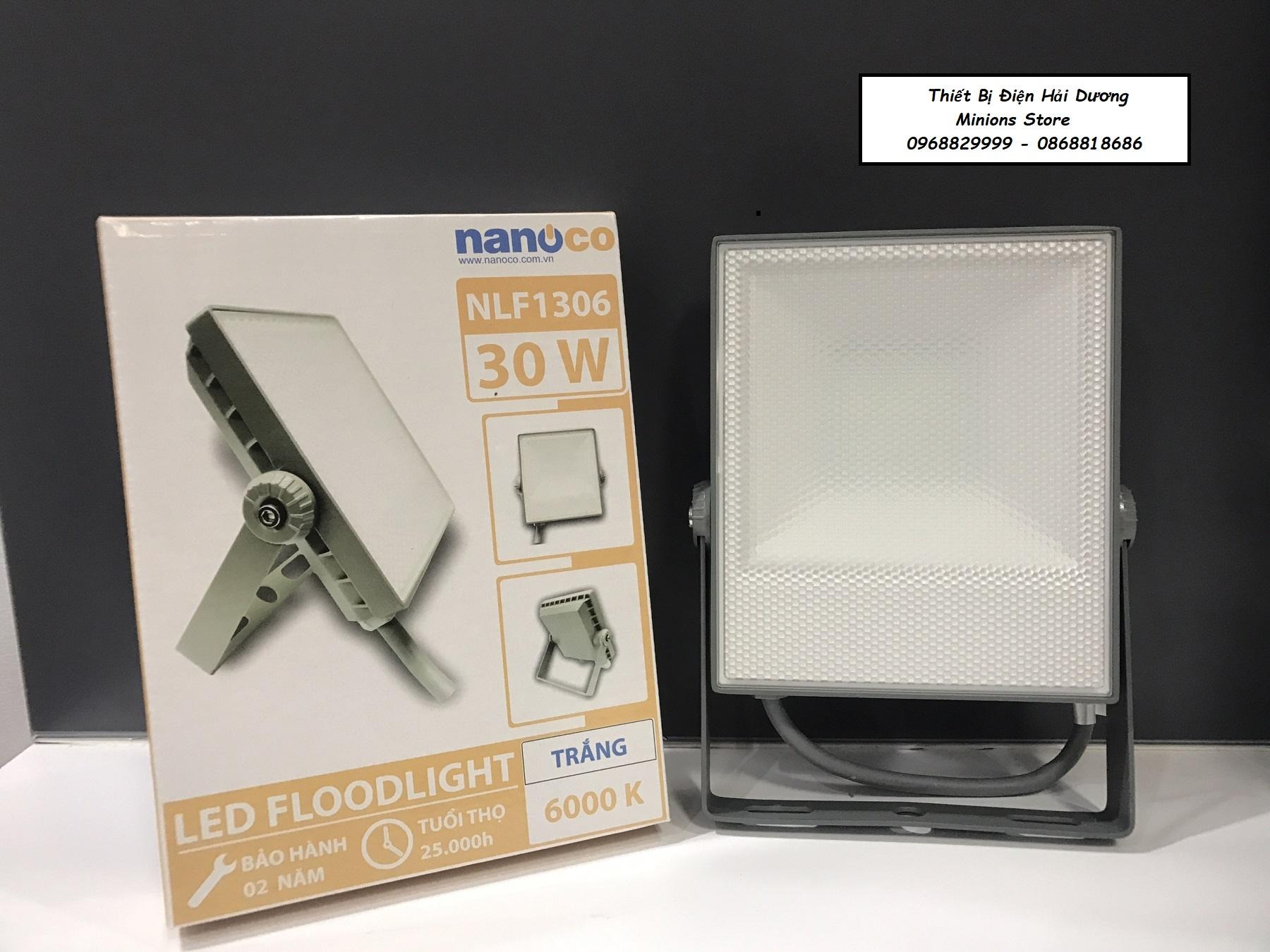 Đèn pha LED Nanoco 30w Chống Lóa Bảo hành 24 tháng