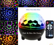Đèn LED Sân Khấu Pha Lê Mini RGB L-X6 - Dải Led Chuyển Động Đa Màu Sắc - Cảm Ứng Nháy Theo Điệu Nhạc