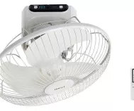 Quạt đảo trần Thái Lan Hatari HT-C16R1 có điều khiển (Trắng)