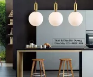 Đèn thả đơn mặt trăng đui vàng TN330