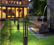 Đèn Sân Vườn Trụ Cột Chiếu Sáng Lối Đi DSV-816 80cm - Led Siêu Sáng - Ánh Sáng Vàng