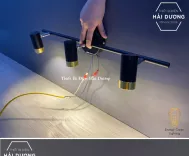 Đèn soi tranh - Đèn rọi gương Led 3 Đèn chiếu sáng 6028-3 15w 3268-3 9w - Điều chỉnh góc chiếu