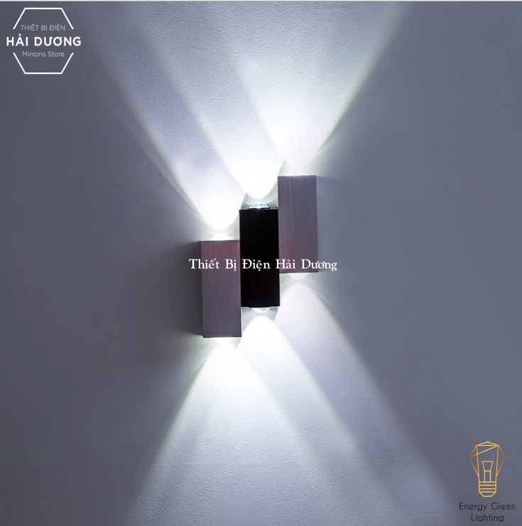 Đèn Tường Decor Bắc Âu Phong Cách Bậc Thang Hình Chữ Nhật DT-123 - Led Siêu Sáng