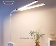 Đèn Bàn LED 2 Đầu Chiếu Sáng DB-1928 - 3 Chế Độ Ánh Sáng - Xoay 180 Độ Thay Đổi Góc Chiếu Linh Hoạt