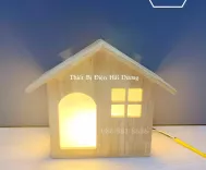 Đèn Tường Gỗ Hình Ngôi Nhà DT-B0045 Kiểu Dáng Hiện Đại - Trang Trí Căn Phòng - Energy Green Lighting