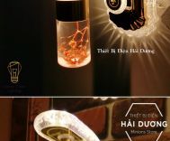 Đèn Led Treo Tường Hiện Đại Thả Thuỷ Tinh 24w Phong Cách Bắc Âu Vintage Cành Lá Thiên Nhiên