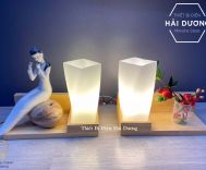 Đèn Tường Kệ Gỗ Chao Thủy Tinh Hiện Đại DT-3024 - Trang Trí Căn Phòng - Energy Green Lighting - Đã Bao Gồm Bóng LED 3W - Có Video thực tế